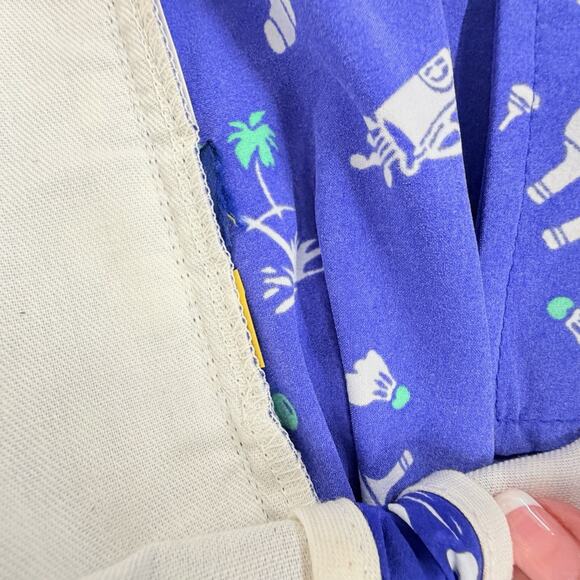 Polo Golf Ralph Lauren Pants Mens 32x31 Blue Novelty Print Tailored Fit Sports - Picture 5 of 7